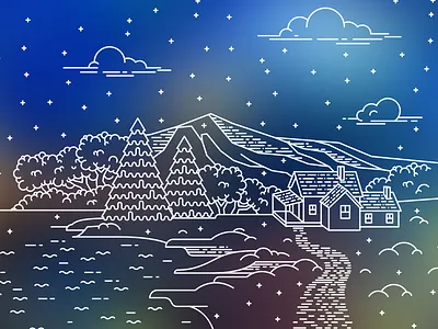 Compose aviv israel lexnau lineart lines moodbox nature tel ui ux vector