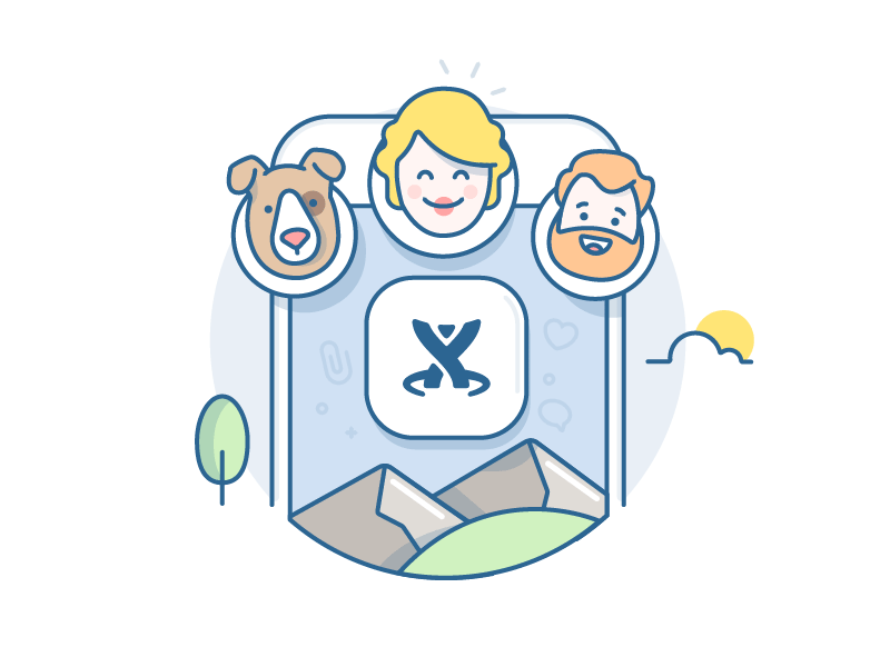 iOS illustrations atlassian character confluence device faces illustration ios ios9 jira mobile