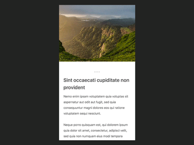 Radiating Nav animation ios mobile motion principle prototype transition