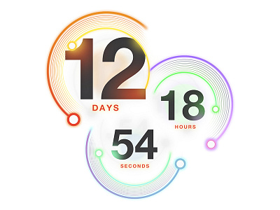 Day 065 - Countdown countdown daily design graphic hours illustration interface photoshop ui ux