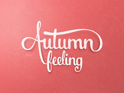 Autumn feeling autumn brush calligraphy handlettering handtype lettering quicksketch script sketch swoosh typography
