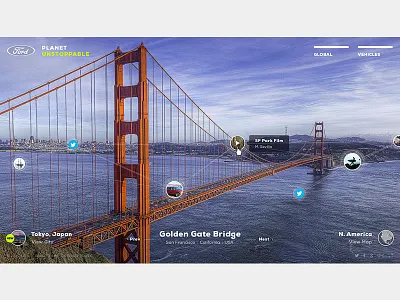 Unstoppable 360 3d design interactive motion ui ux website
