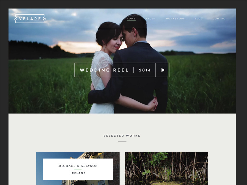 Example of Velare Website