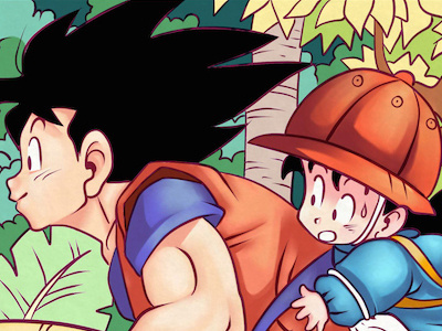 Dragon Ball Fan Art color dragonball goku illustration vector