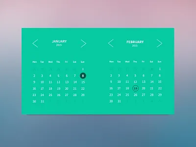 Calendar calendar day flat time ui widget year