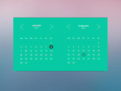 Calendar calendar day flat time ui widget year
