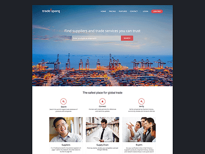 Homepage Redesign clean design homepage landing