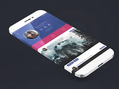 User Profile UI 006 application dailyui design ios mobile profile ux