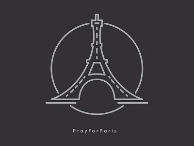 Paris‬ for france hope icon paris‬ pray sad strong vector wish