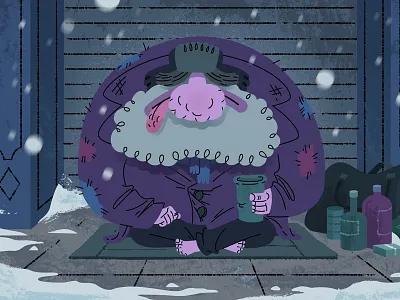 The Magical Snowflake animation bybcreative characterdesign design illiustration styleframe