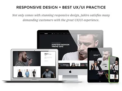 Jakiro - Fashion Shop WordPress Theme Intro fashion hipster introduction shop wordpress theme