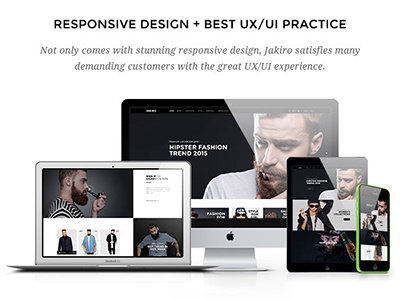 Jakiro - Fashion Shop WordPress Theme Intro fashion hipster introduction shop wordpress theme