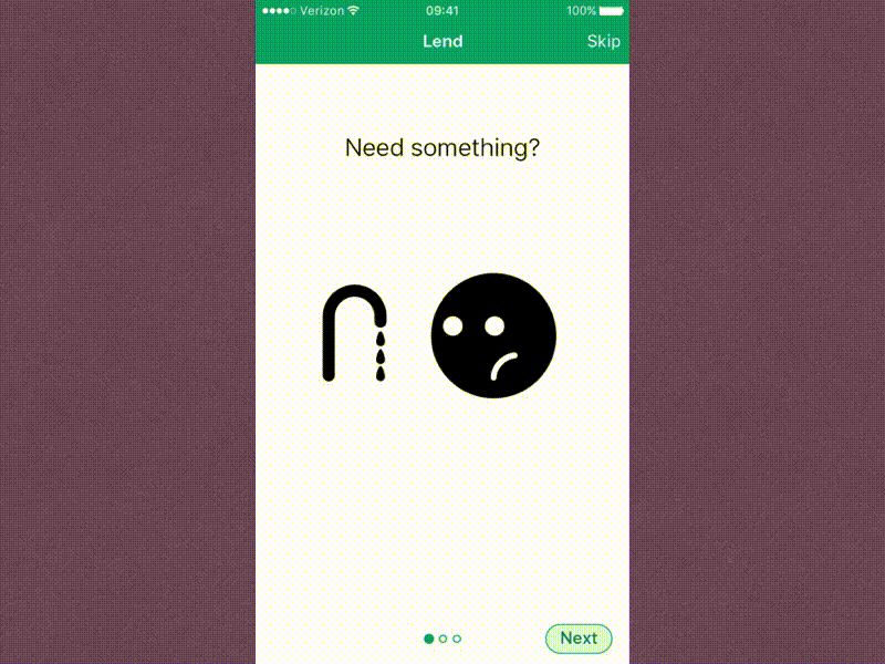 Daily UI #023 Onboarding 023 dailyui onboarding project lend