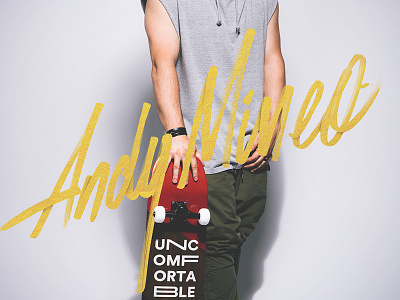 Relevant Magazine - Andy Mineo Typography brush cursive editorial krink lettering magazine marker mineo music relevant sharpie typography