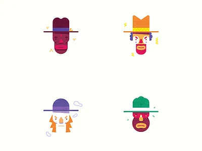 Characters for African Cowboy comic african character clown comic cowboy villain