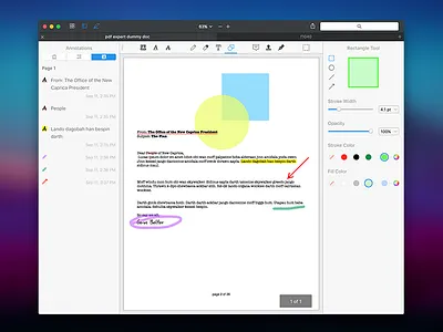 PDF Expert for Mac app mac pdf ui