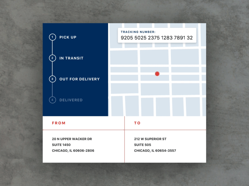 Location Tracker - Day 020 020 dailyui