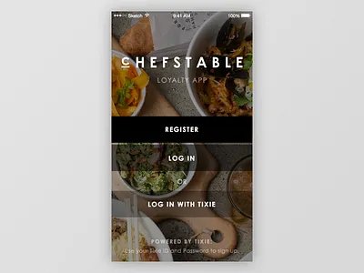 Chefstable app food ios iphone minimal native restaurants ui