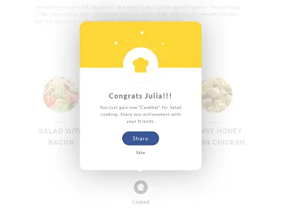 Cooked Pop Up for culinary website blog chef cook cooking design food order restaurant site ui ux website