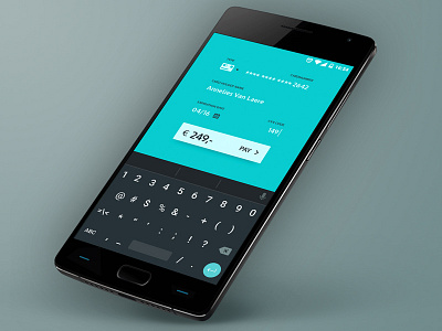 Daily UI :: 002 - Creditcard checkout 002 android daily dailyui oneplus opt ui ux