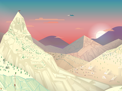 The Mountain - Full dsg hills house mountain plane ski snow snowboard sun the north face truck