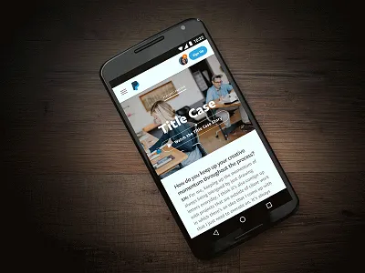 Title Case Editorial Animation android animation editorial interview mobile news paypal title case