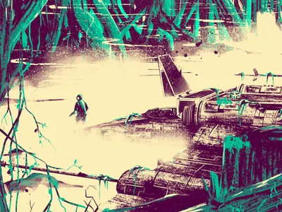 Dagobah x ArtAwaken dagobah ebay kids luke money poster print raise skywalker star wars yoda