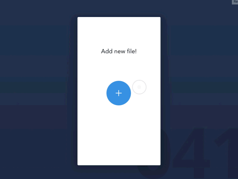 Day 41 - File Uploader 100 day challenge animation challenge dailyui design gif interaction principle ui upload user interface ux
