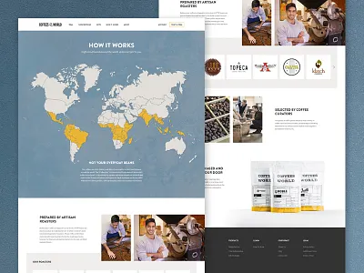 Coffee Subscription - How it works coffee subscription box service subscription commerce web design website