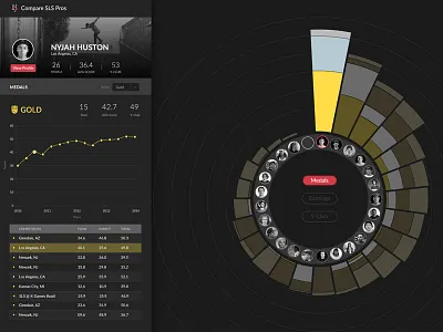 SLS Interactive Data Visualization adobe data graph infographic interactive photoshop skateboarding web