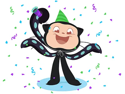 Welcometocat github illustration octocat