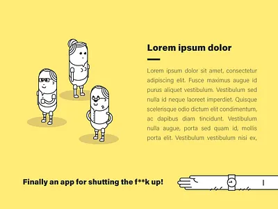 Mini Site app illustration minisite stfu web