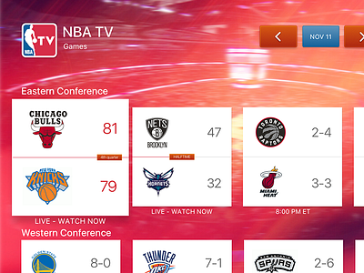 NBA  TV Design apple apple tv behance belgrade game ios nba serbia sport tvos ui ux