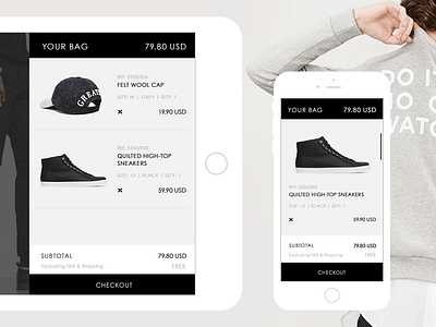 Your Bag // e-commerce e commerce online shop