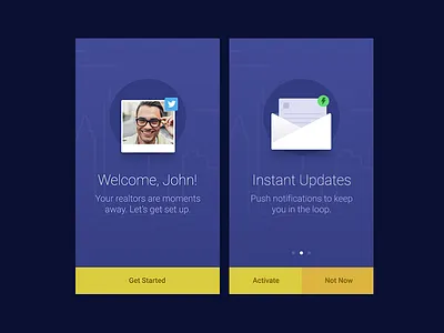 App Onboarding ios location onboarding realtor rent ui ux