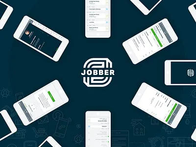 Radiating growth featured line art