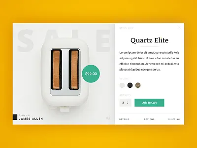 Product Card card clean ecommerce material modern product product card quick view shop shopping store