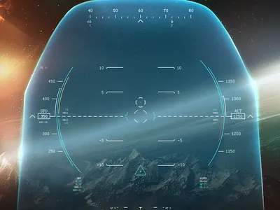 HUD step2 2d aircrafts cockpit colors game hud line military outline space ui ukraine