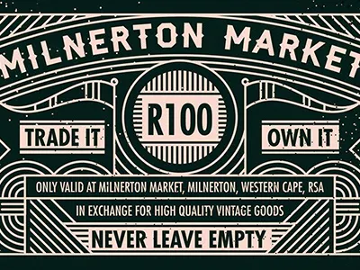 Milnerton Market border decoration design gift market money voucher