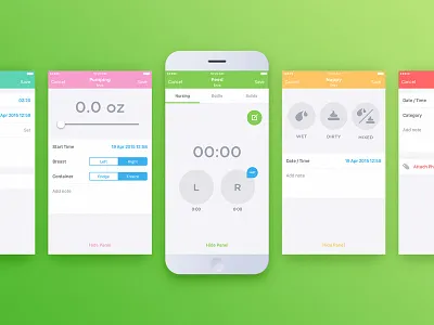 Baby Bundle - Monitoring Tools app baby bundle flat health ipad iphone kickpush mumsnet newborn parenting watch