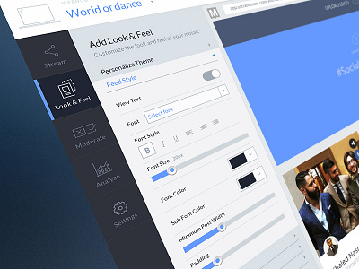Design Studio Development austin css3 freelance freelancer frontend html5 social feeds social mosaic ui ux web developer