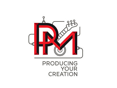 PM atrokhau clean crisp design flat geometry logo minimal minimalist simple type typography