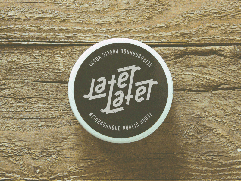 Later Later ambigram #2