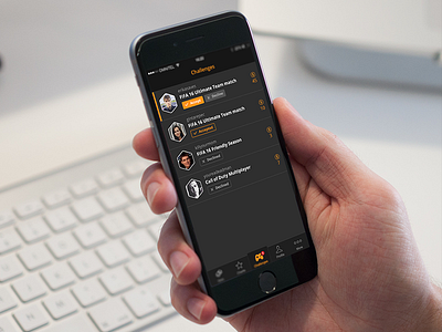 Gaming betting app app application dark experience interface ios iphone mobile ui user ux