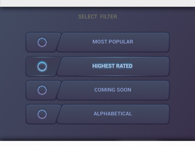 Example of Illuminated UI