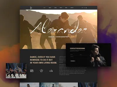 Hugo | Dancer Demo artist band beautheme choreographer dancer demo dzoan hugo music preview theme wordpress