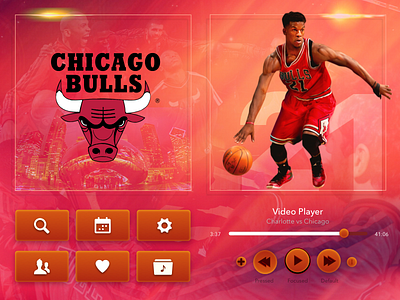 NBA  TV - UI Elements apple apple tv behance belgrade game ios nba serbia sport tvos ui ux