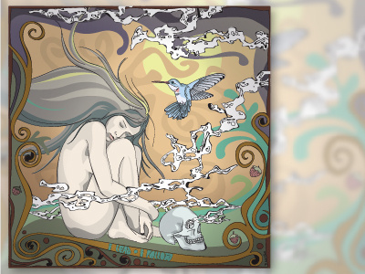 I Lead, I Follow berries bird follow girl hummingbird lead naked skull smoke strawberry woman