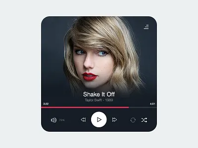 Day 09 - Music Player aphasia challenge dailyui landing music page player settings theme theme forest wordpress