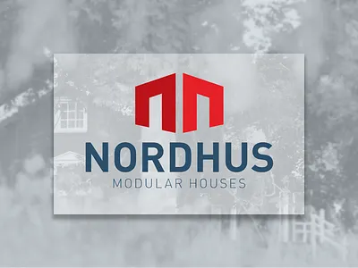 Nordhus building construction design factory house logo modular